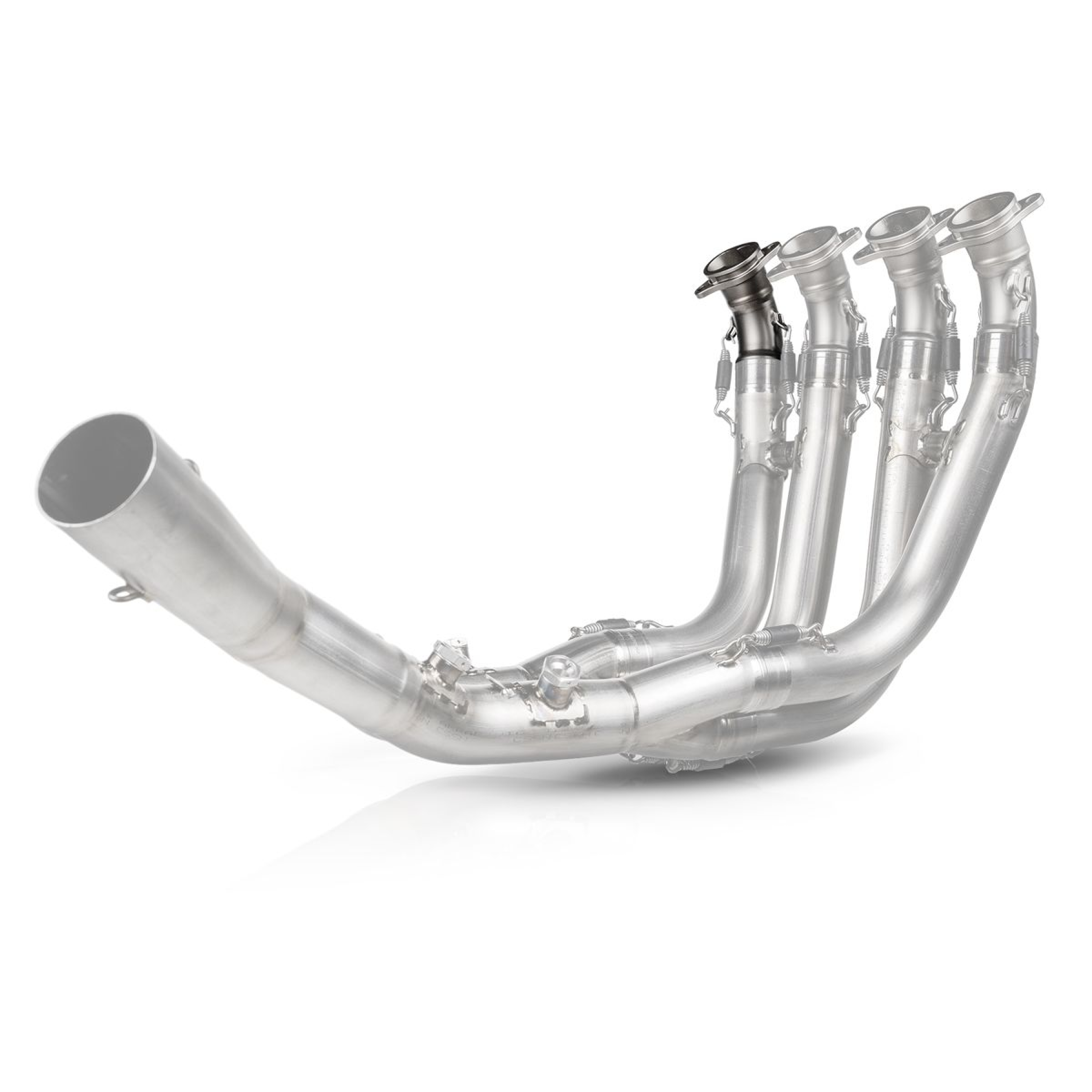 Akrapovic header flange left, titanium